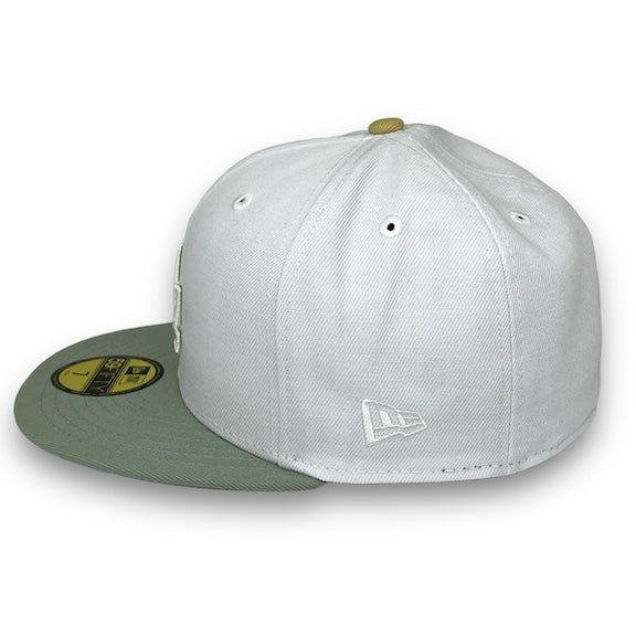 Dodgers 40th 59FIFTY New Era White & Everest Green Hat