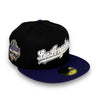 Dodgers 40th Anni. 59FIFTY New Era Black & Purple Fitted Hat