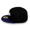 Dodgers 40th Anni. 59FIFTY New Era Black & Purple Fitted Hat