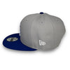 Dodgers 50th New Era 9FIFTY Grey & Blue Snapback Hat