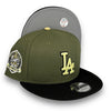 Dodgers 60th New Era 9FIFTY Rifle Green & Black Snapback Hat