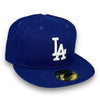 Dodgers Basic 59FIFTY New Era Blue Fitted Hat