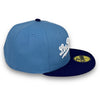 Dodgers Basic 59FIFTY New Era Sky & Navy Blue Fitted Hat