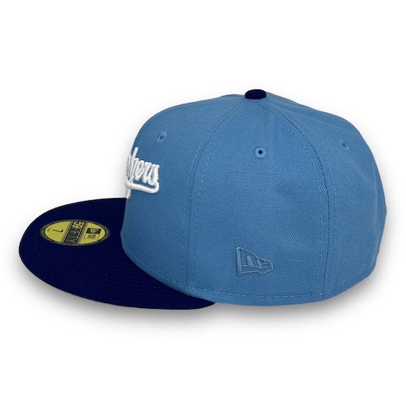 Dodgers Basic 59FIFTY New Era Sky & Navy Blue Fitted Hat