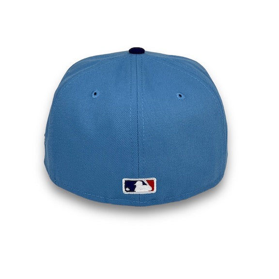 light blue LA fitted hat size 7 1/2 light blue LA fitted hat size 7 1/2