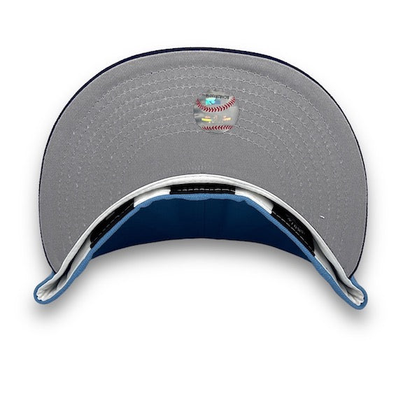 Dodgers Basic 59FIFTY New Era Sky & Navy Blue Fitted Hat