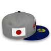 Dodgers Ohtani 59FIFTY New Era Grey & Royal Blue Fitted Hat