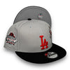 Dodgers Palm Tree 9FIFTY New Era Grey & Black Snapback Hat