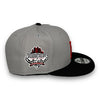 Dodgers Palm Tree 9FIFTY New Era Grey & Black Snapback Hat