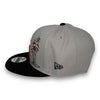 Dodgers Palm Tree 9FIFTY New Era Grey & Black Snapback Hat