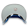 Dodgers Retro 59FIFTY New Era Blue Reef & Black Fitted Hat Snow Grey Bottom