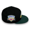 Eagles 02 Draft 59FIFTY New Era Black & Satin Green Hat