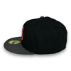 Expos 35th 59FIFTY New Era Black & D Gray Hat Red UV