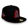 Flaming Anaheim Angels ASG 59FIFTY New Era Black Hat
