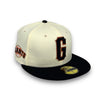 SF Giants Retro 59FIFTY New Era Off White & Black Fitted Hat