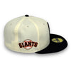 SF Giants Retro 59FIFTY New Era Off White & Black Fitted Hat