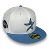 Houston Astros 05WS 59FIFTY Fitted White & Sky Blue Hat