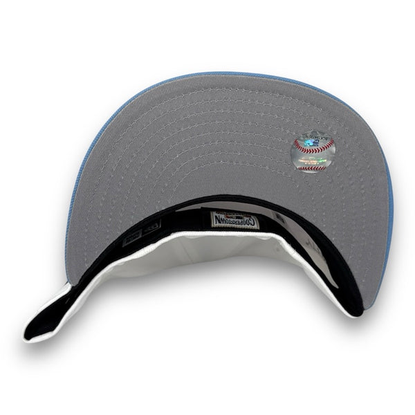 Houston Astros 05WS 59FIFTY Fitted White & Sky Blue Hat