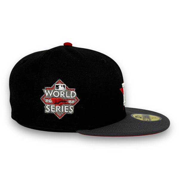 Houston Astros 22WS 59FIFTY New Era Black Hat Red UV