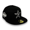 Houston Astros Silver Sparks 45th Anni. New Era 59FIFTY Black Hat Grey Bottom