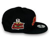 Indians 95 9FIFTY New Era Black Snapback Hat Red UV