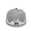 Indianapolis Indians 59FIFTY Trucker New Era White & Light Blue Fitted Hat Grey Bottom