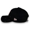 Inter Miami New Era 9TWENTY Black Snapback Hat Graphite Botton