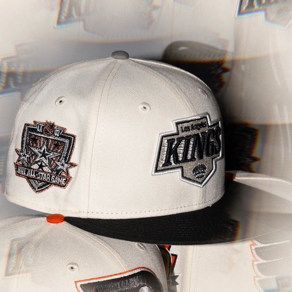 Los Angeles Kings 02 ASG 59FIFTY Off White & Black New Era Hat