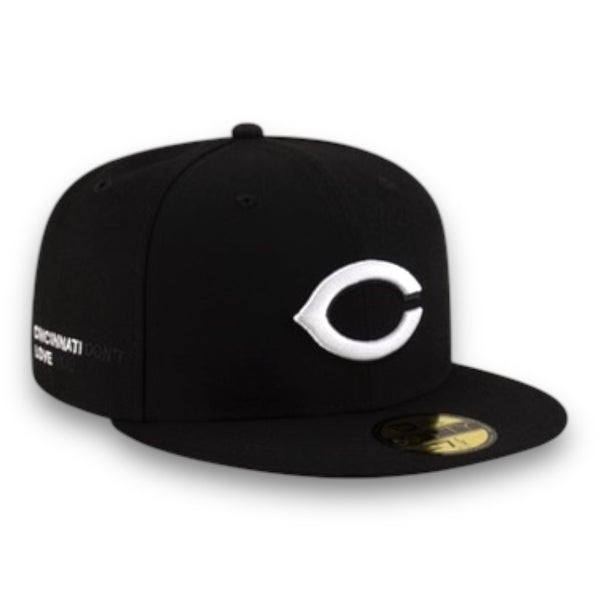 J-Frost x New Era Cincinnati Reds 59FIFTY Black Hat