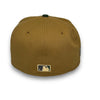 SF Giants 00 59FIFTY New Era Wheat & Black Fitted Hat C. Green Bottom