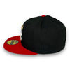 Kansas City Royals 15 WS 59FIFTY New Era Black & Red Hat