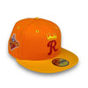 Kansas City Royals 15 WS 59FIFTY New Era D Orange & Yellow Fitted Hat S Grey UV