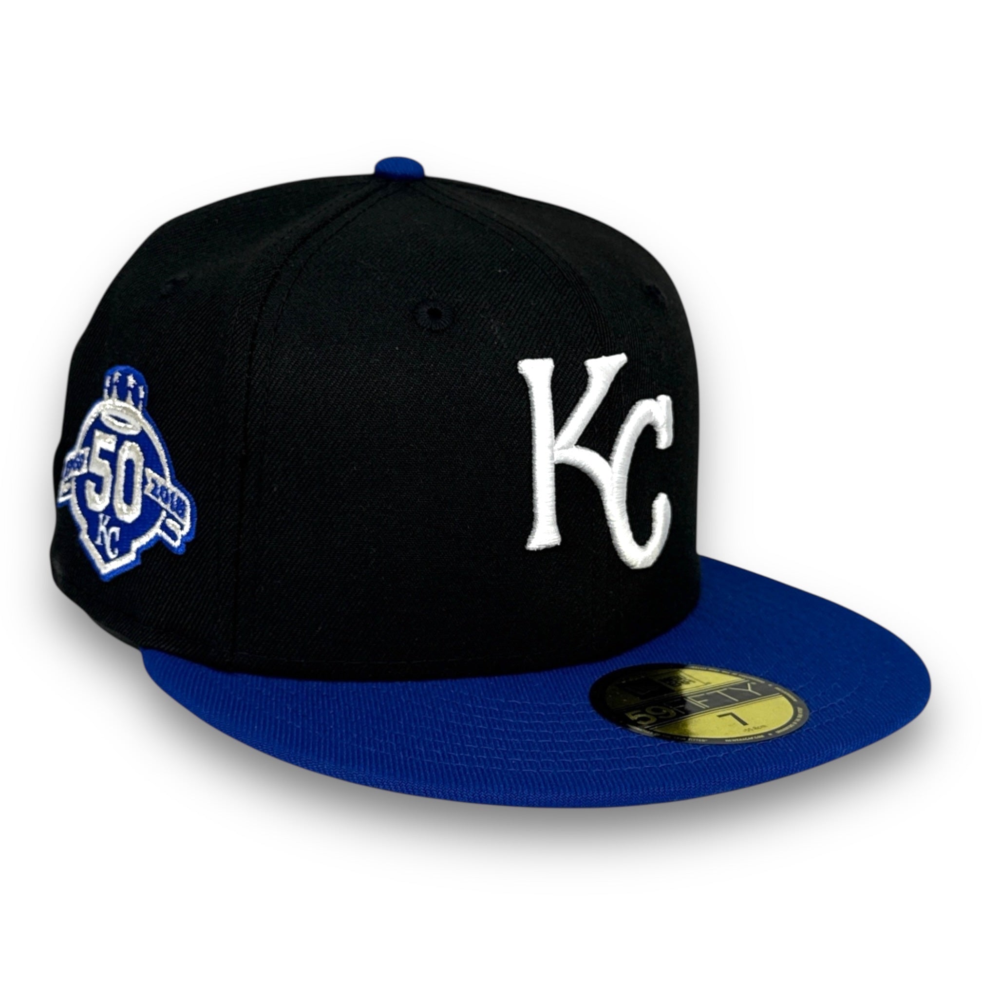 Kansas City Royals 59FIFTY New Era Blue & Black Hat