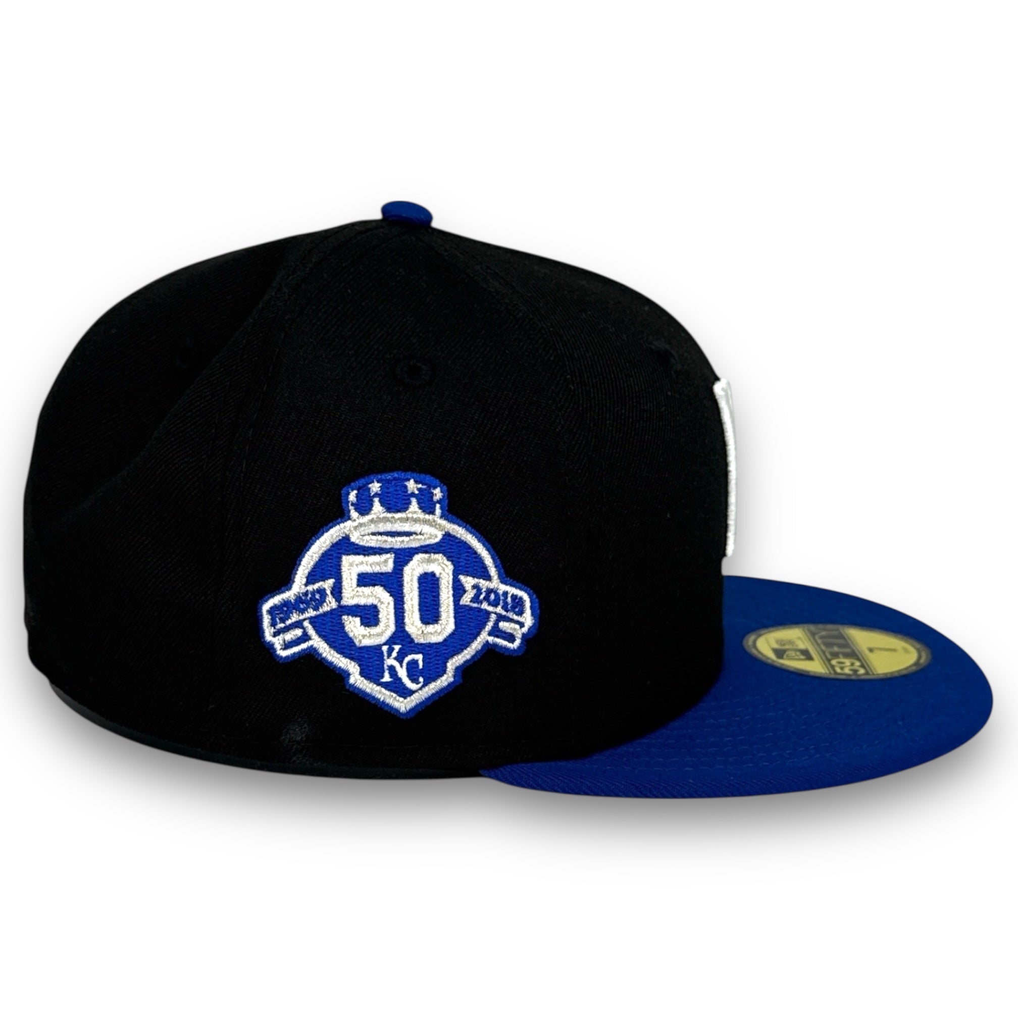 Kansas City Royals 59FIFTY New Era Blue & Black Hat