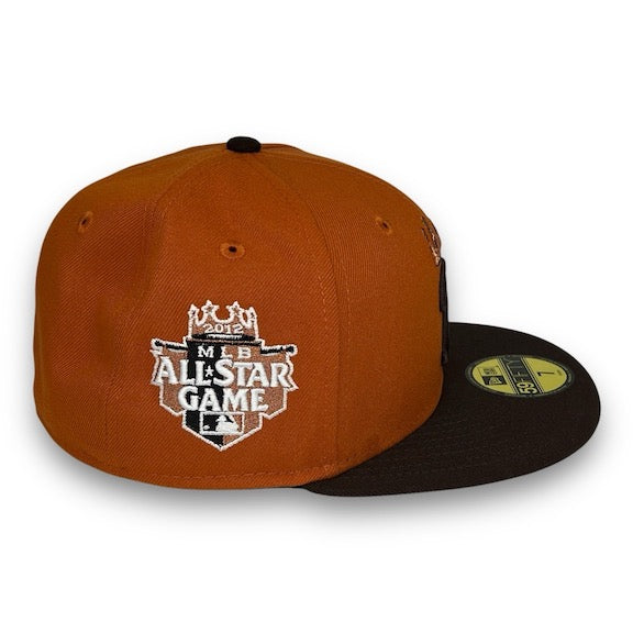Kansas City Royals 59FIFTY New Era R Orange & Brown Fitted Hat