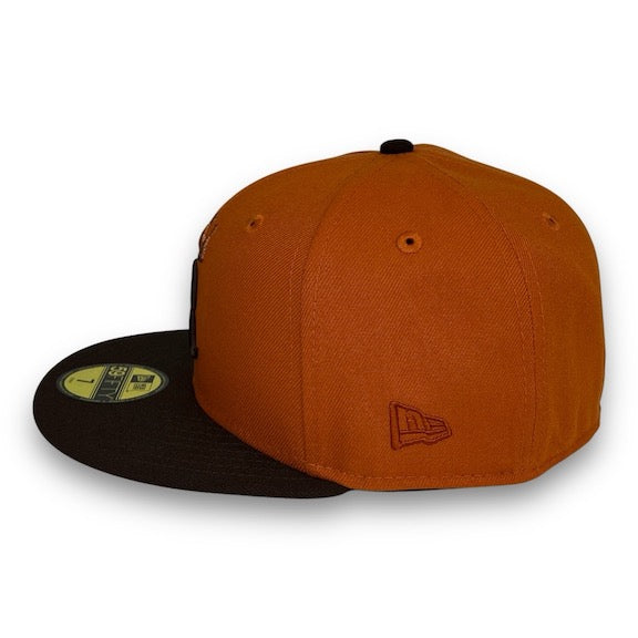 Kansas City Royals 59FIFTY New Era R Orange & Brown Fitted Hat