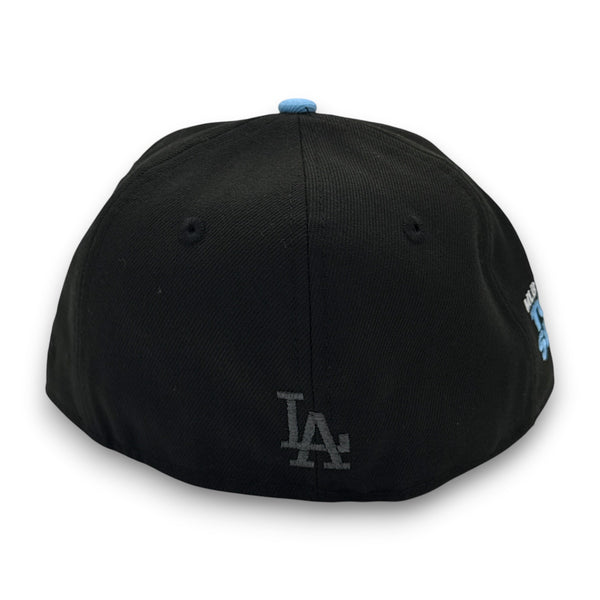LA Dodger Tokio Series 59FIFTY New Era Black Hat Sky UV