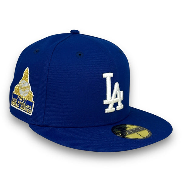 LA Dodgers 1st WS 59FIFTY New Era Blue Hat