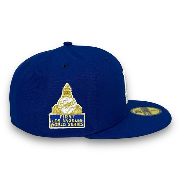 LA Dodgers 1st WS 59FIFTY New Era Blue Hat