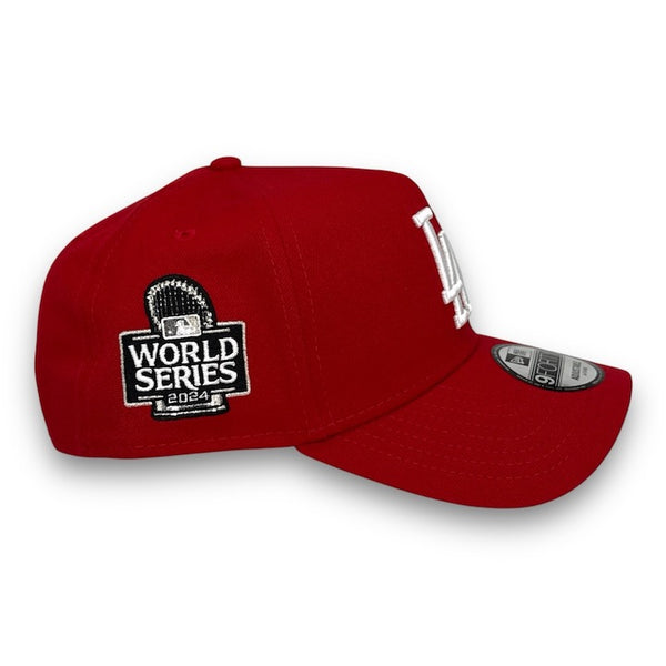 LA Dodgers ☆ 24WS New Era 9FORTY AF Red Snapback Hat