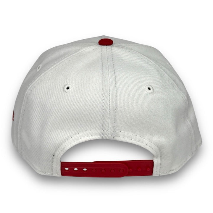 LA Dodgers 24WS New Era 9FORTY AF White & Red Snapback Hat