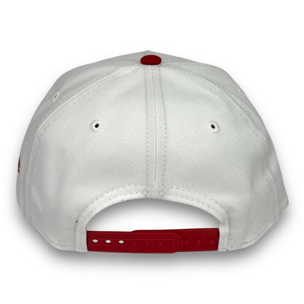 LA Dodgers 24WS New Era 9FORTY AF White & Red Snapback Hat