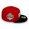 LA Dodgers 40th 59FIFTY New Era Red & Black Hat Pink UV