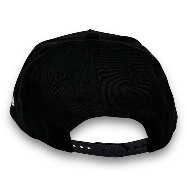 LA Dodgers 40th New Era 9FORTY AF Black Snapback Hat