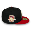 LA Dodgers 50th 59FIFTY New Era Black & Red Hat