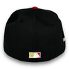 LA Dodgers 50th 59FIFTY New Era Black & Red Hat