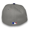 LA Dodgers 50th 59FIFTY New Era Gray & Blue Hat