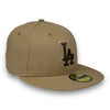 LA Dodgers Basic 59FIFTY New Era Khaki Hat