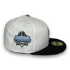 LA Dodgers Stars 40th 59FIFTY New Era White & Black Hat