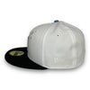 LA Dodgers Stars 40th 59FIFTY New Era White & Black Hat